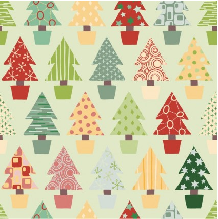 Abstrakter Weihnachtsbaum nahtloser Mustervektor Weihnachten nahtlos Hintergrund Baum abstract   