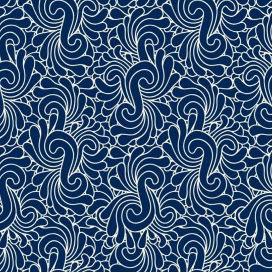 Décor bleu motif Seamless vecteurs 03 sans soudure modèle decor Bleu   