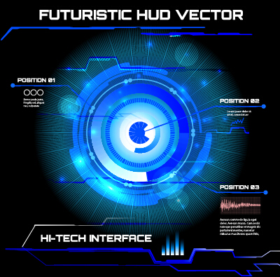 Konzept futuristischer Tech-Hintergrundvektor 01 tech Konzept Hintergrund futuristisch   