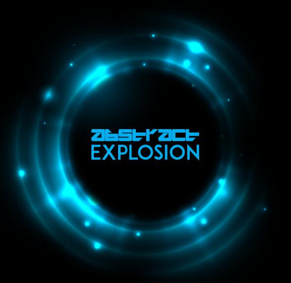 Leichter Explosionseffekt Hintergrundvektor 03 Wirkung Licht explosion   