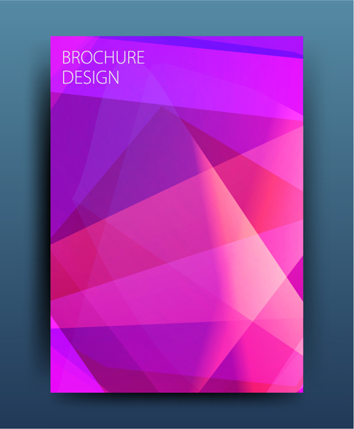 Magazin oder Broschüre gefärbt abstrakten Deckungsvektor 09 Magazin farbig cover Broschüre abstract   