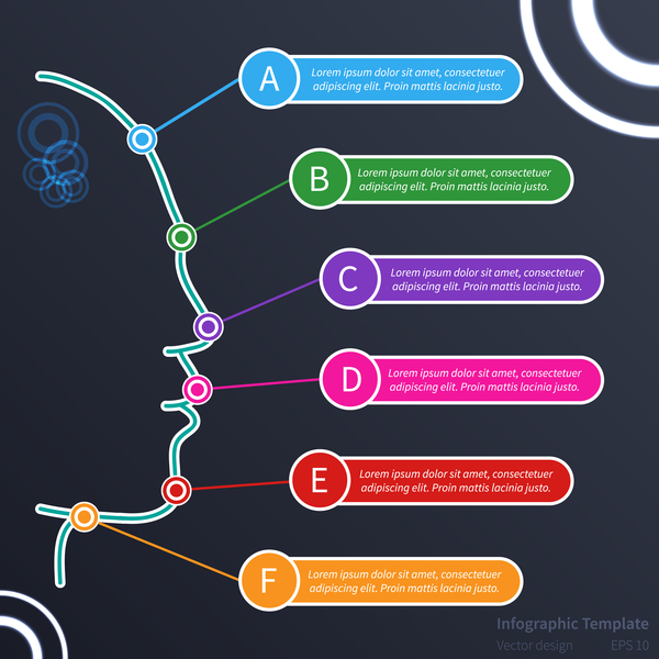 Menschen Kopf Infografie-Schablone Vektoren Design 03 Menschen Kopf Infografik   