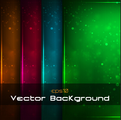 Glänzend hellpunktfarbiger Hintergrundgrafik-Vektor 01 shiny light dot hell farbig   