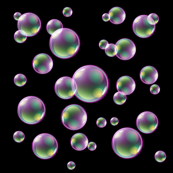 Schöne Blasen Hintergrund Illustration Vektor 12 Schön bubbles   