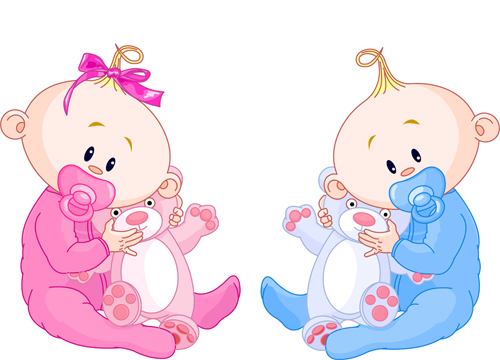 Cartoon niedliche Baby-Vektorabbildung 02 illustration cute cartoon baby   