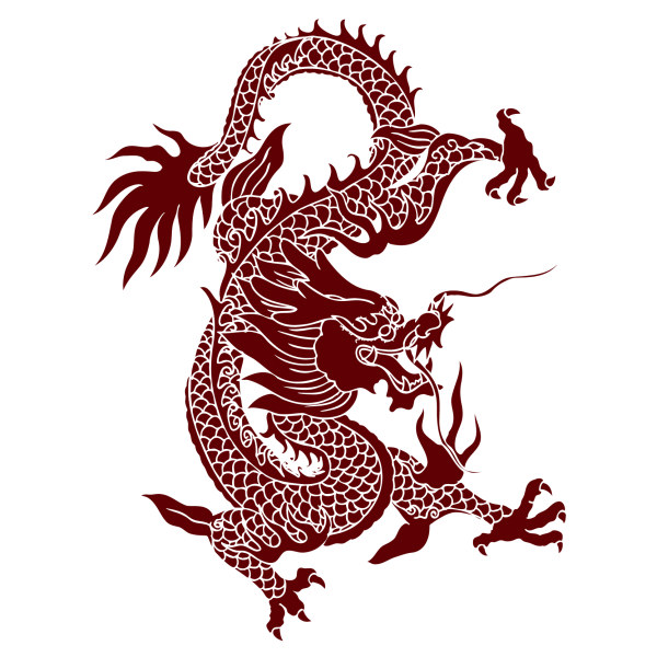 Chinesischer Drachen-Kreativ-Vektormaterial Kreativ Drache Chinesisch   