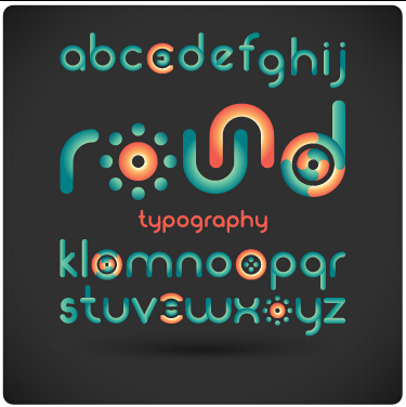 Lustige Alphabet-Schriftvektorgestaltung Lustig alphabet   