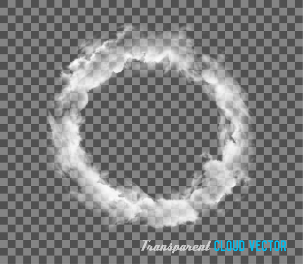 Transparente Cloud-Zirkel vector transparent cloud circlrs   