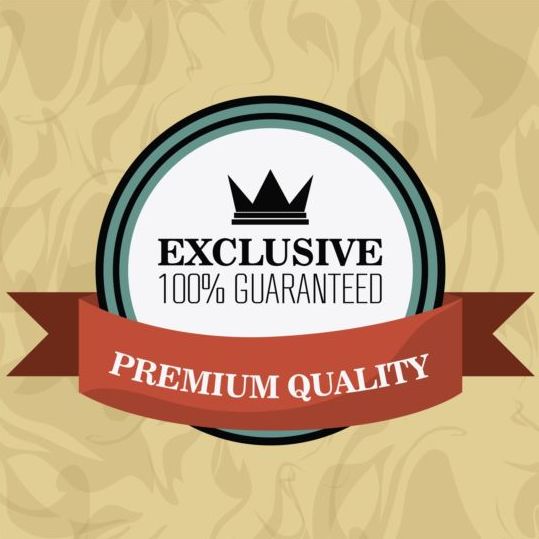 Vintage Premium et label de qualité vecteur 08 vintage qualité premium label   