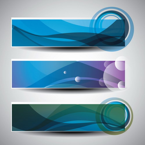 Abstrakte Web-Banner-Vektormaterial material banner abstract   