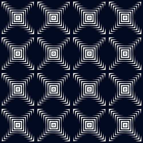 Schwarz mit weißem abstraktem, nahtlosem Mustervektor-Set 02 nahtlos Muster abstract   