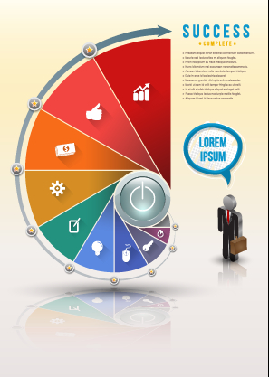 Business Infographic design créatif 1358 infographie creative business   