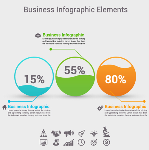 Business Infographic design créatif 4211 infographie creative business   