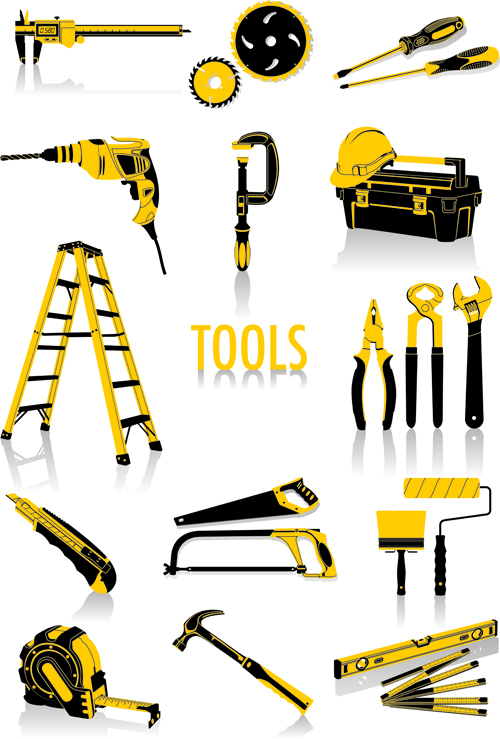 Différents outils de construction ensemble vecteur outils Différents construction   
