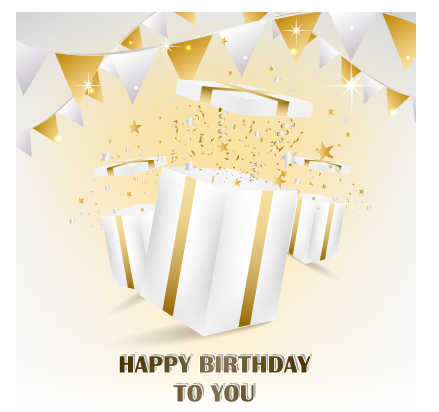 Conception de vecteur de carte-cadeau joyeux anniversaire joyeux anniversaire carte-cadeau carte vecteur Anniversaire   