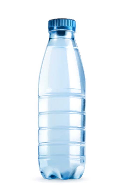 Eau minérale avec vecteur de bouteille en plastique 01 plastique mineral eau bouteille   