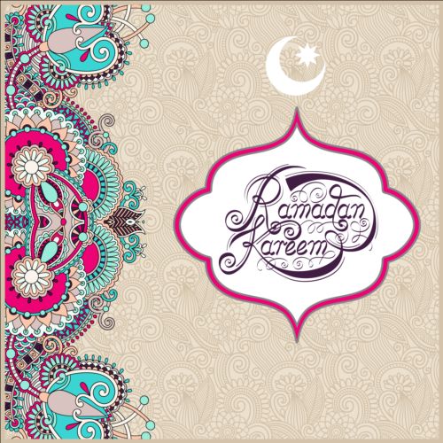Muslimischer Stil ramadan kareem Hintergrund Vektor 12 Stile ramadan muslimisch kareem Hintergrund   