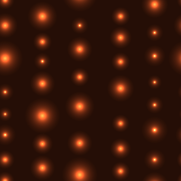 Fond orange de vecteur de chaîne de lumière orange lumière   