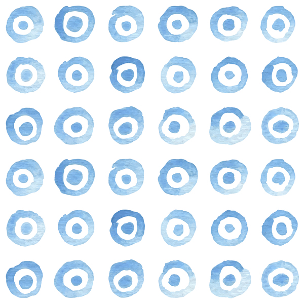 青の水彩画の視野シームレスなパターンベクトル06 青 水彩 ビジョン パターン シームレス   