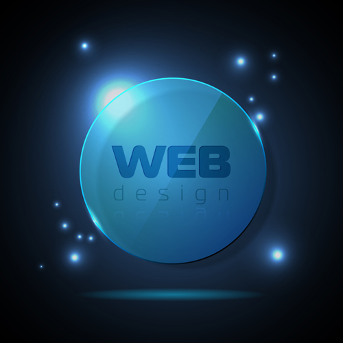Blaue Webinfografie-Vorlagen-Design-Vektor 10 web Vorlage Infografik Blau   