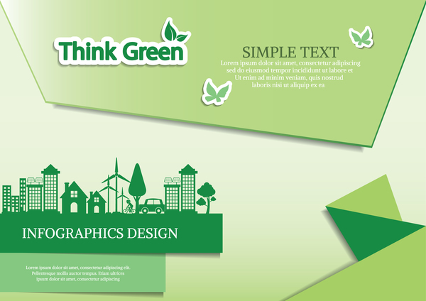 グリーンエコロジーフレンドリーなインフォグラフィックデザインベクトル11 フレンドリー グリーン エコロジー インフォグラフィック   