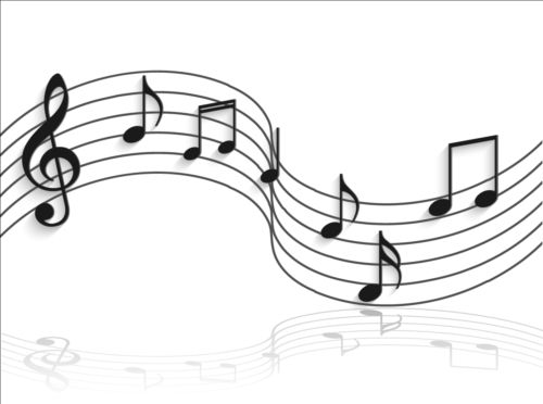 音符デザイン要素セットベクトル08 音楽 要素 メモ デザイン   
