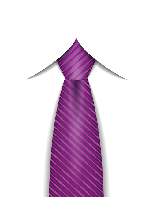 Violette Krawatten Vektormaterial lila Krawatten   