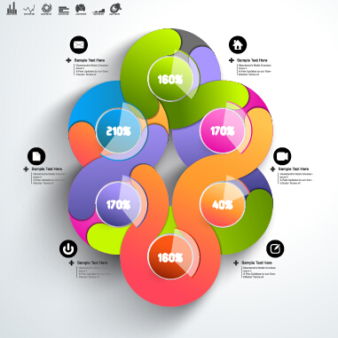 http://freedesignfile.com/upload/downloads/2015/01/11/Round farbigen Infografiken und Diagramm-Vektorvorlagen 03 Schema rund infographisch farbig download   