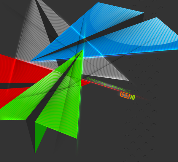 Dreieck-abstrakter Vektorhintergrund Dreieck abstract   