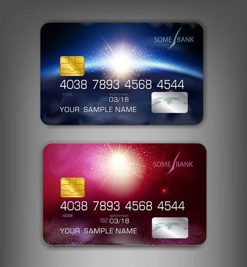 抽象的なクレジットカードのテンプレートベクトル04 抽象 テンプレート クレジット カード   