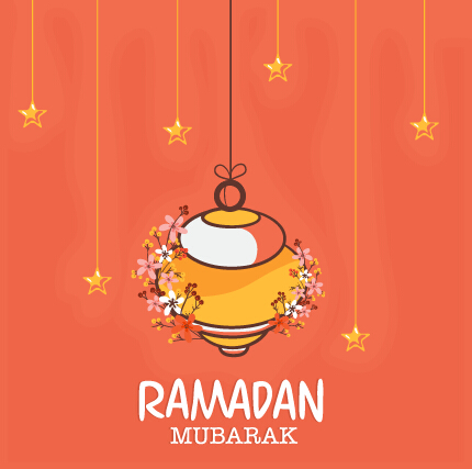 Fond Ramadan Mubarak vector design Set 01 ramadan Mubarak fond   