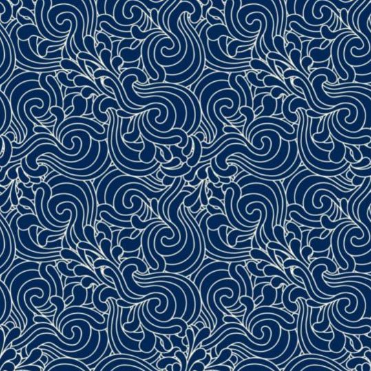 青い装飾パターンシームレスベクトル01 青 装飾 パターン シームレス   