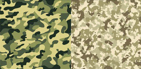 Motifs de camouflage Design vecteurs matériel patterns Camouflages   