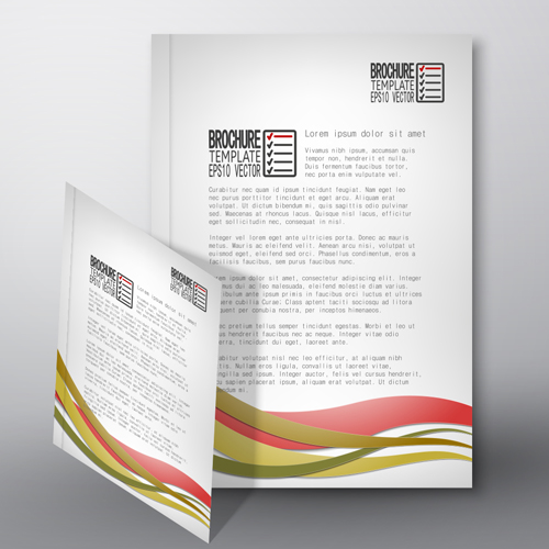 Couverture brochure Flyer Business templates vecteurs 07 modèles flyer couverture business brochure   