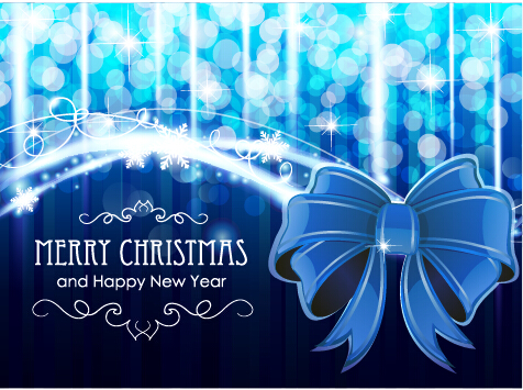 Rêve bleu Noël avec nouvel an brillant fond art 04 nouvel an Noël fond brillant Bleu   