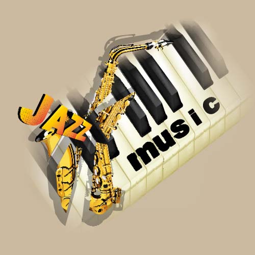 Jazz Musik kreativ Hintergrundvektor 01 Musik Kreativ Hintergrund   