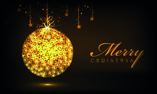 Luxyry goldene 2015 Weihnachtsbaumkugeln Vektorhintergrund 06 Weihnachten Kugeln Hintergrund Goldene 2015   