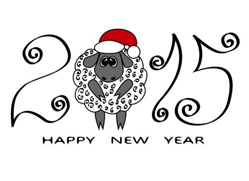 Nouvel an 2015 graphiques de fond de mouton nouvel an moutons arrière plan 2015   