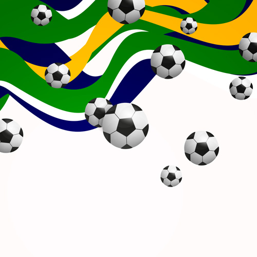 Football abstrait style vecteur fonds 01 Soccer cercle arrière-plans arrière plan Abstrait   