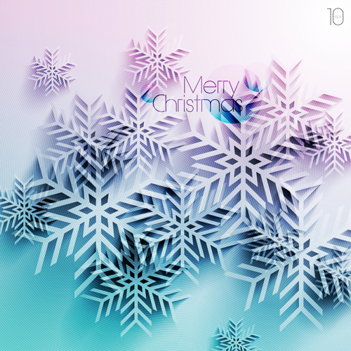 Vector Schneeflocke kreatives Hintergrunddesign 01 snowflake Kreativ background design   
