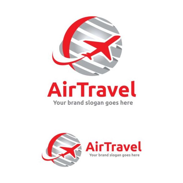 Luftfahrt rotes Logo Design Vektor rot Reisen Luft logo   