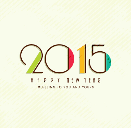 2015 nouvelle année thème vecteur matériel 06 theme nouvel an matériel 2015   