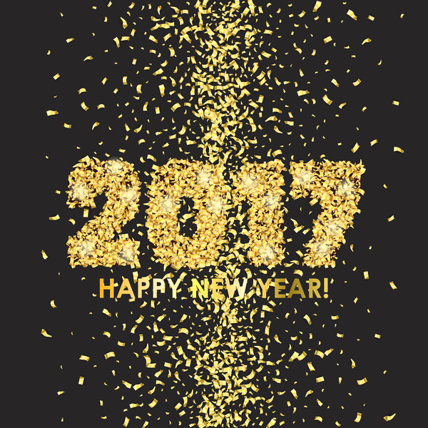 Fond Abstrait avec le vecteur de nouvel an 2017 nouveau année Abstrait 2017   