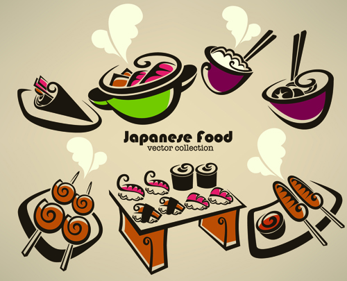 Abstract food-Logos kreativen Design-Vektor 02 logos logo Lebensmittel Kreativ   