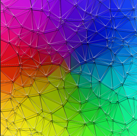 Farbige polygonale Elemente Vektorhintergrund 04 Vector-Hintergrund polygonal farbig Elemente   