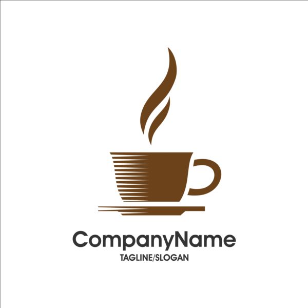 Kreative Kaffee und Café Logos Design-Vektor 01 logos Kreativ kaffee cafe   