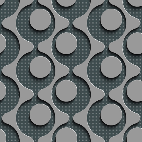 Graue Platte perforierte Vektor nahtlos Muster 16 Platte perforiert nahtlos Muster grau   