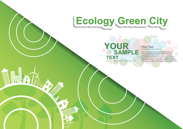 Vert écologie écologique vecteur de conception infographique 10 vert infographie Écologie amical   