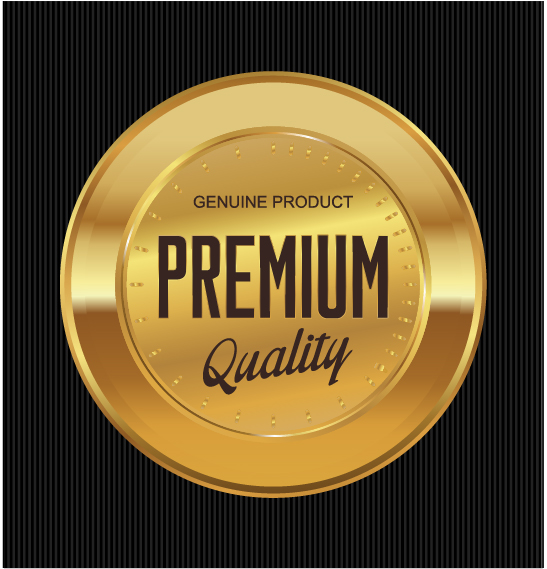 Étiquettes d’or de luxe de qualité supérieure 01 premium or luxe étiquettes   