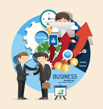 Business Infographic design créatif 2832 infographie creative business   